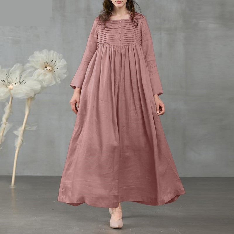 Women’s Long Sleeve Bodycon & Loose Dress Stylish Vestido