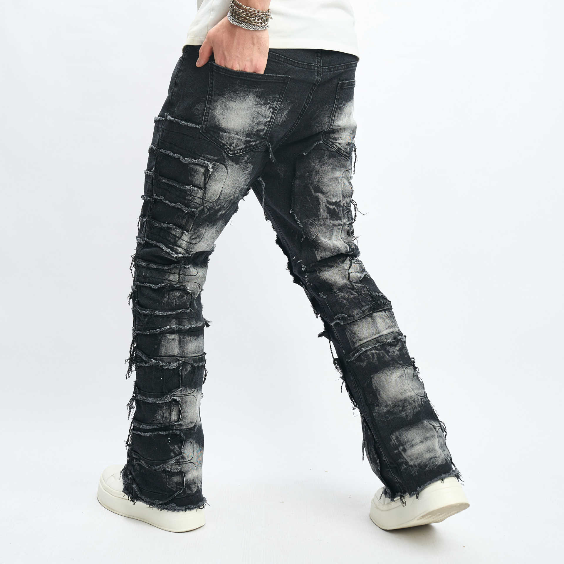 Men's Hip Hop High Street Jeans