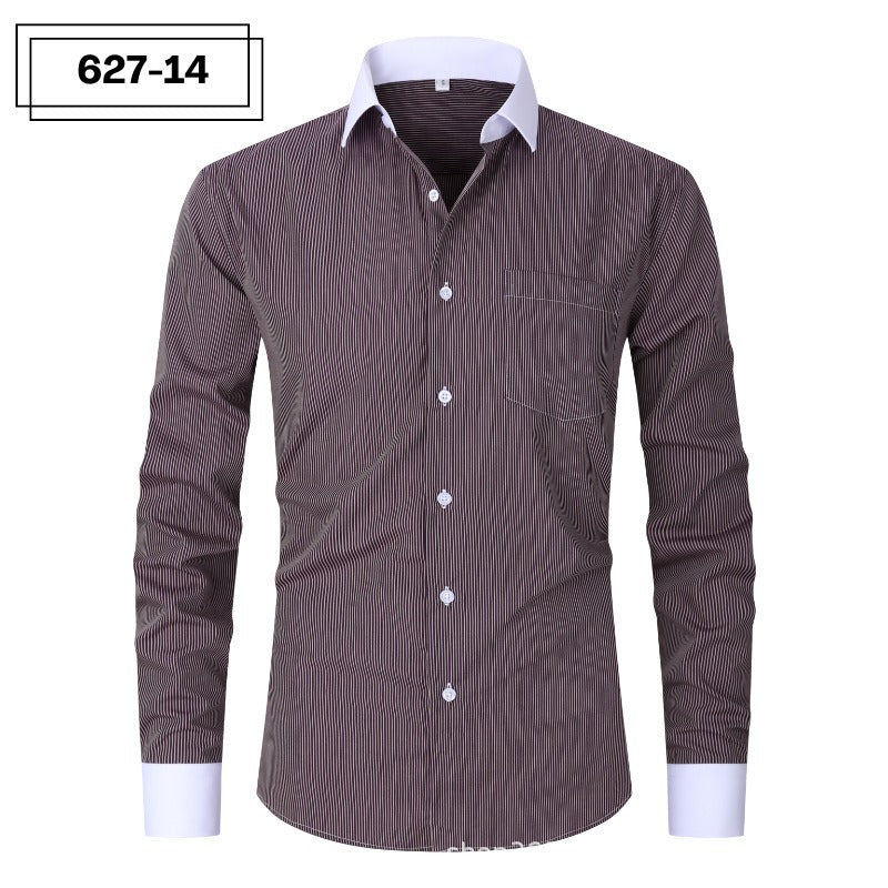Men's Striped Summer Fashion Plus Size Shirt