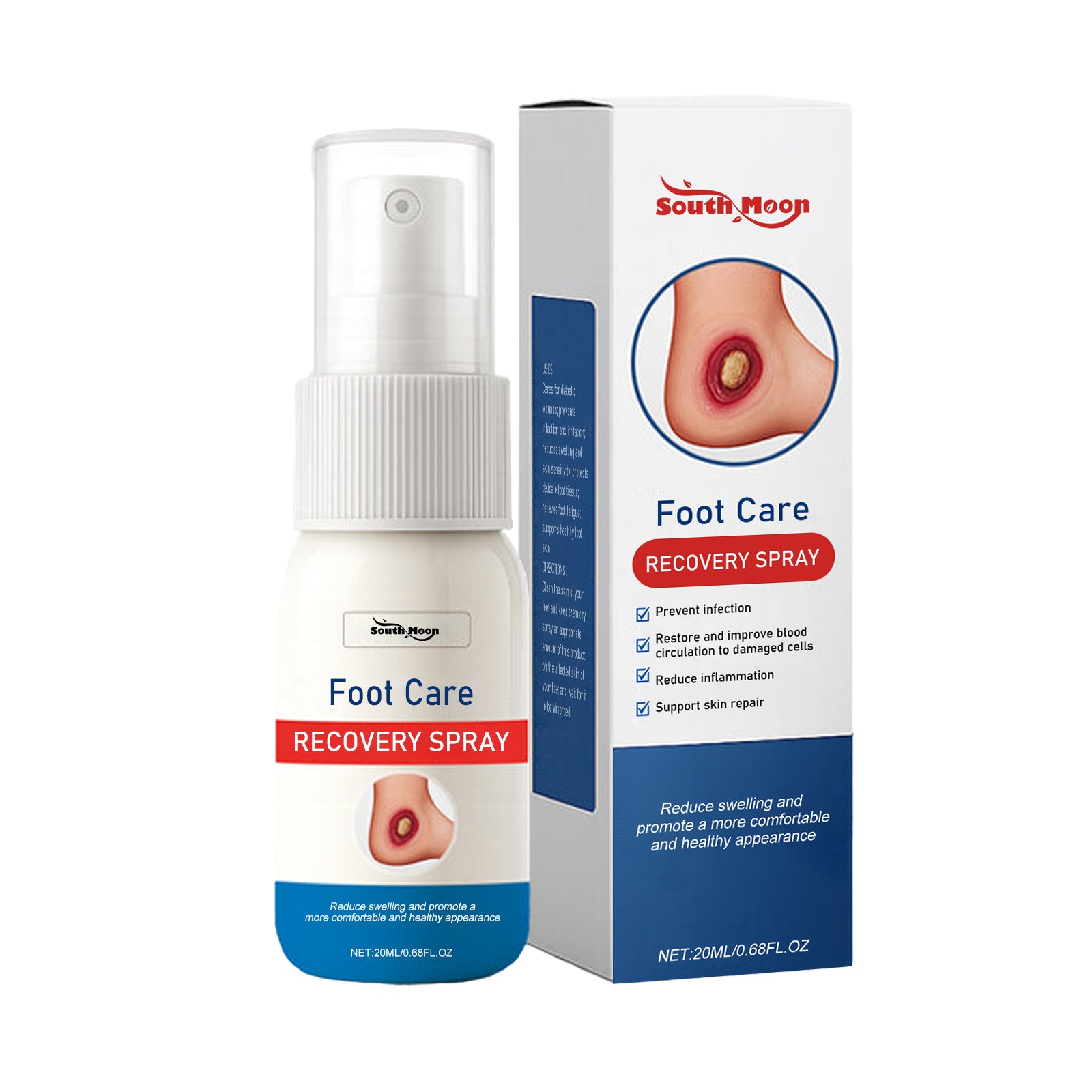 Foot Care Recovery Spray – Soothing & Refreshing Post-Workout Foot Mist