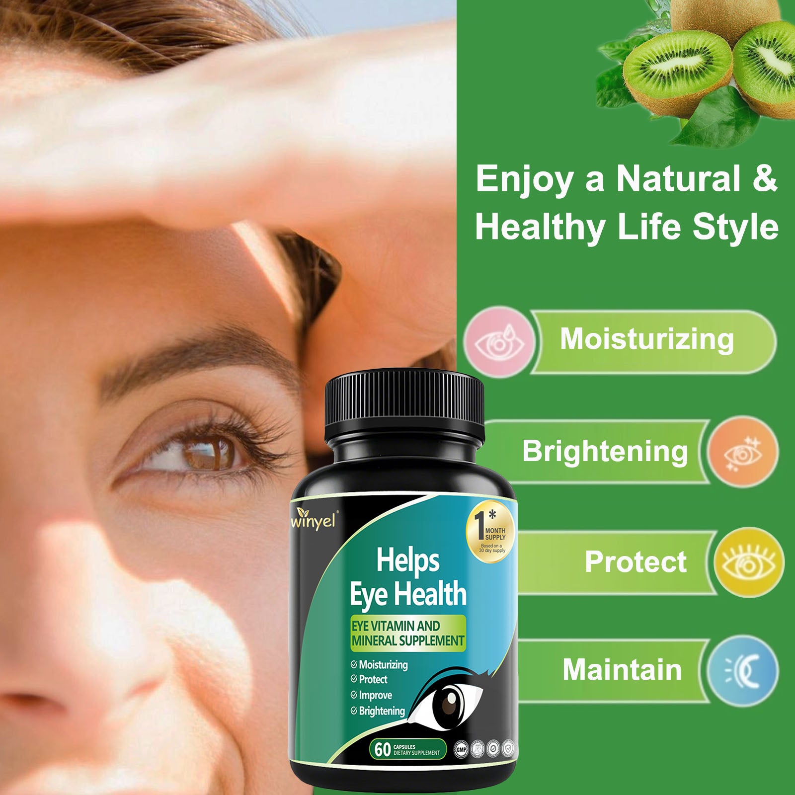 Premium Lutein Eye Health Support Supplement 30-Day Supply