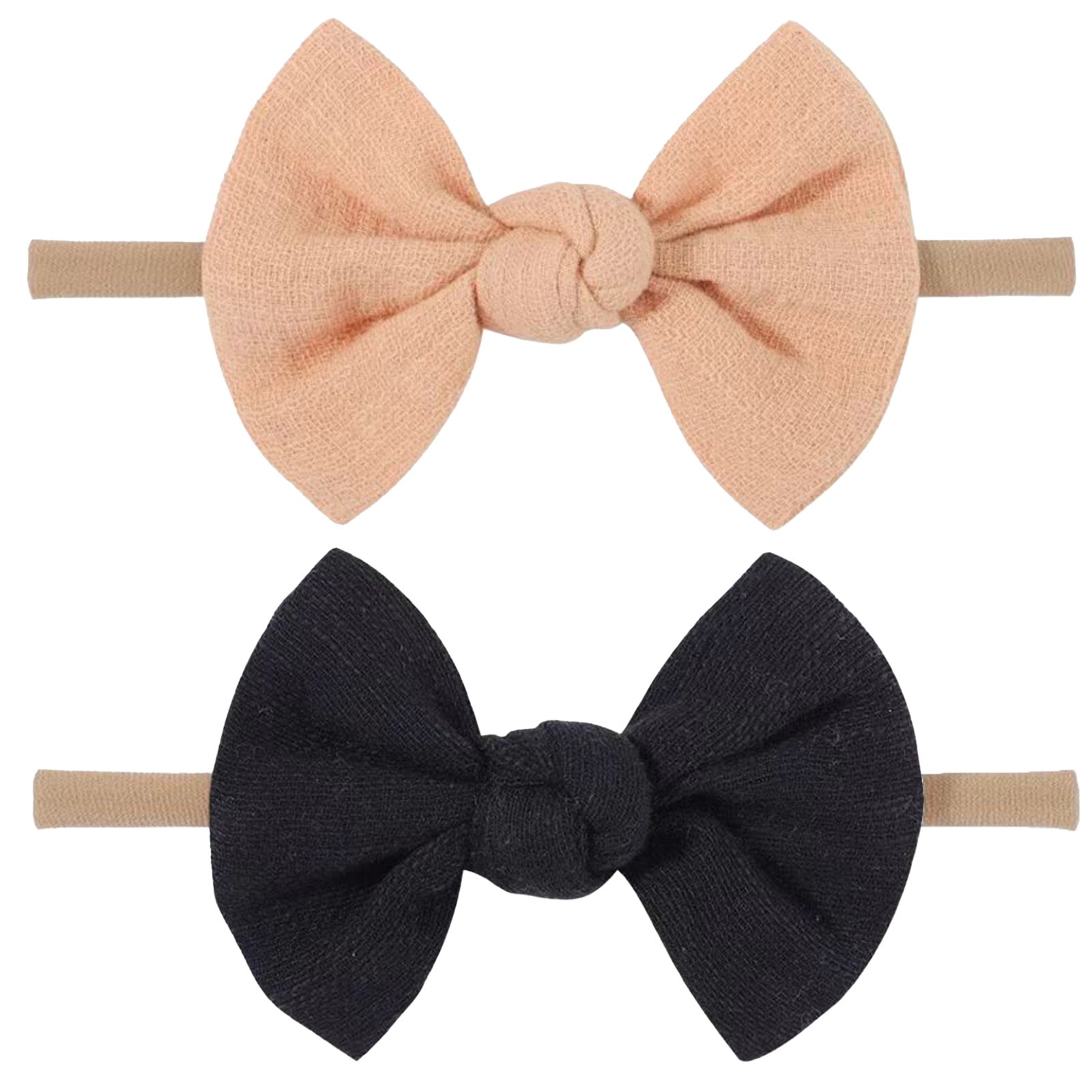 Baby Girls Nylon Bow Headband