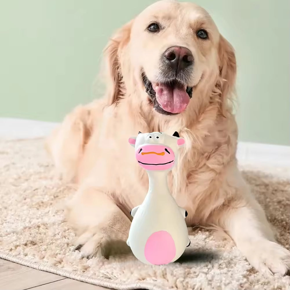 Cute Latex Dog Chew Toys with Squeaker