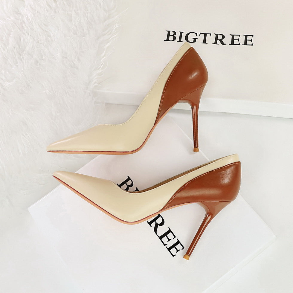 Women’s Retro Stiletto High Heel Pumps