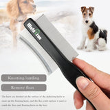 Double-Sided Pet Hair Comb & Deshedding Brush for Cats & Dogs