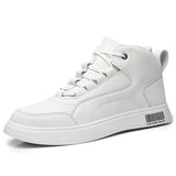 Men’s White Mid-Top Board Shoes