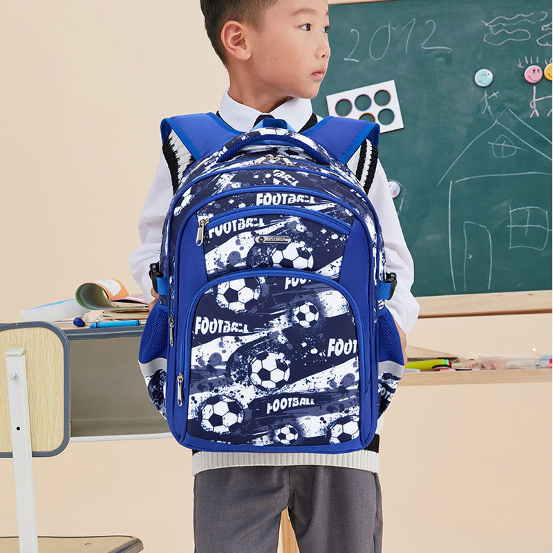 Football School Bag for Elementary Boys