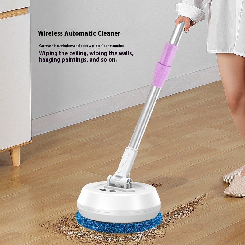 Window Cleaning Robot with Telescopic Rod