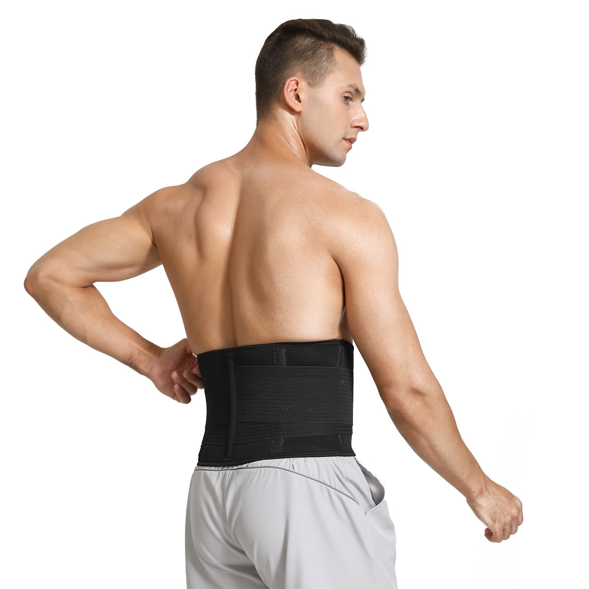 Fitness & Sports Compression Waistband – Support Belt for Core & Back