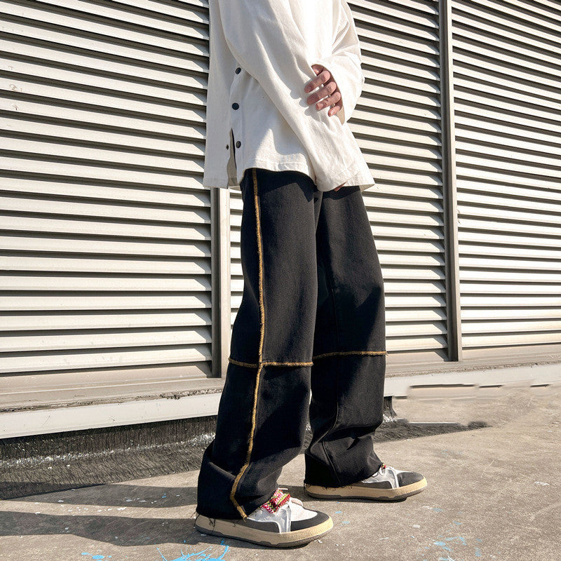 Boys Hip Hop Letter Jeans