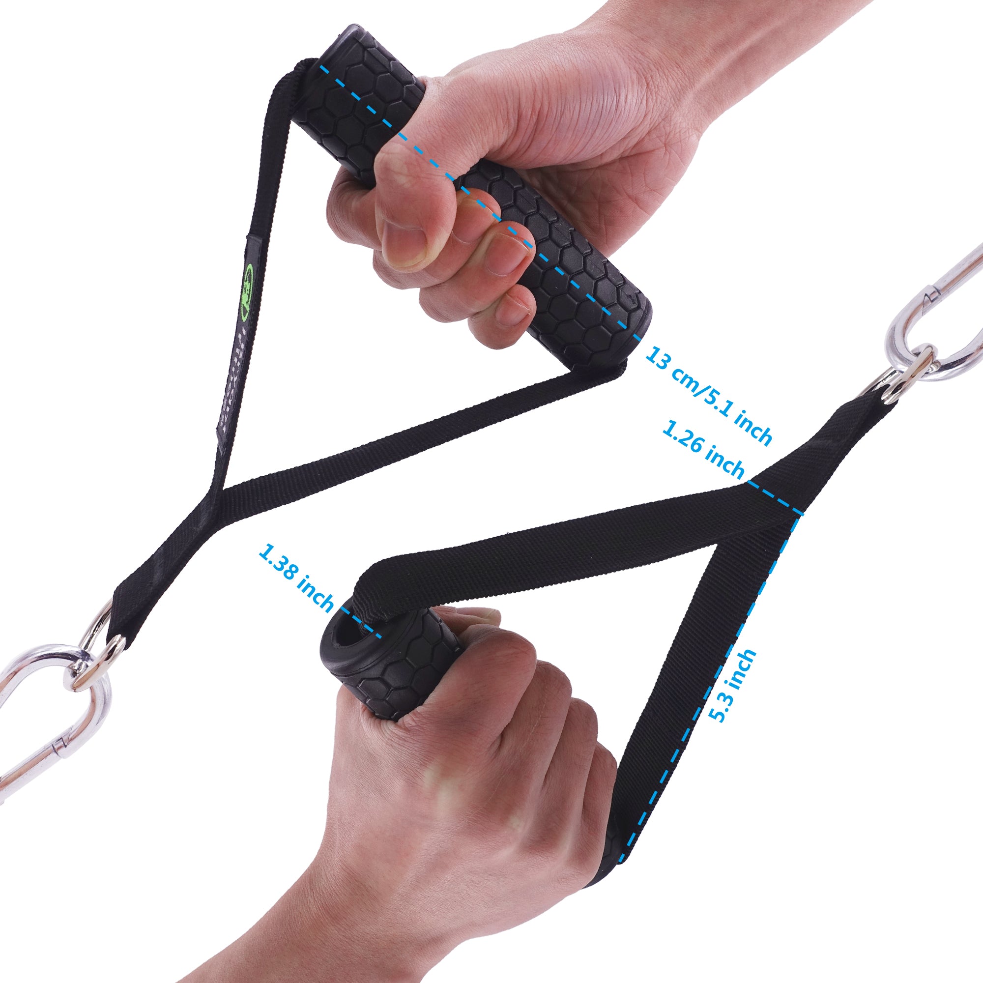Gym Resistance Bands with Anti-Slip Handles – Strong & Durable