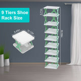 9-Tier Vertical Shoe Rack