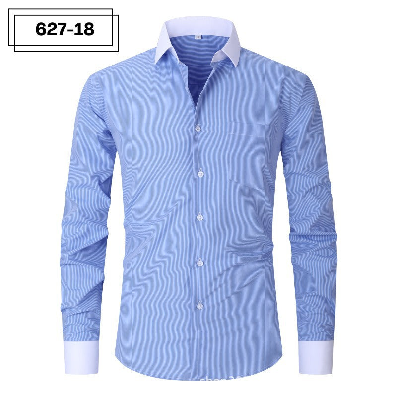 Men's Striped Summer Fashion Plus Size Shirt