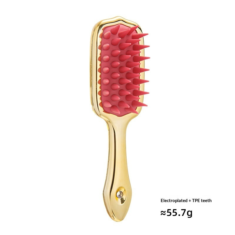 Long Handle Silicone Head Massage Comb for Relaxation