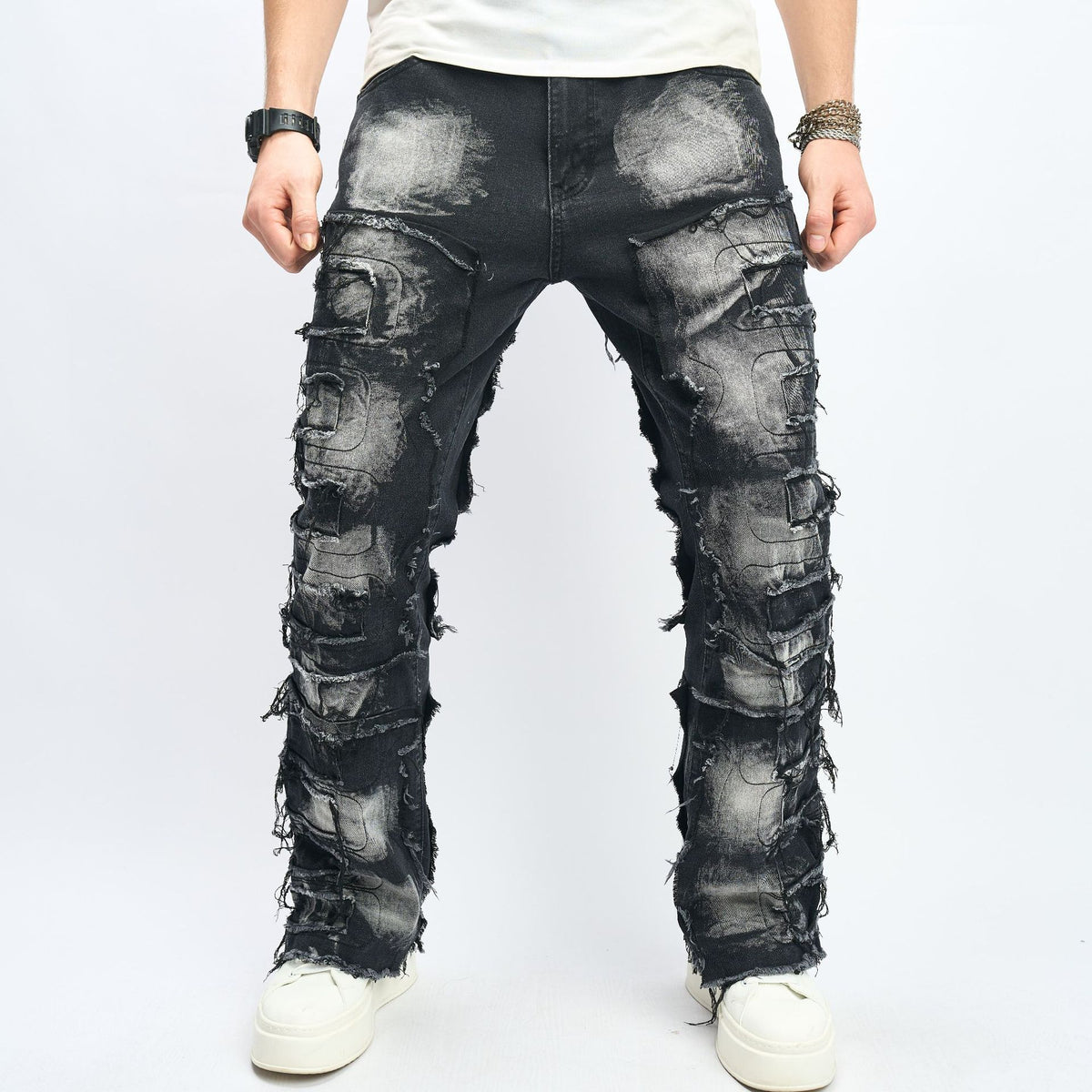 Men's Hip Hop High Street Jeans