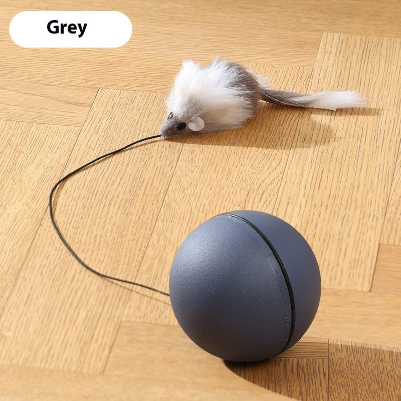 Automatic Rolling Mouse Teaser Ball for Cats & Dogs Interactive Pet Toy