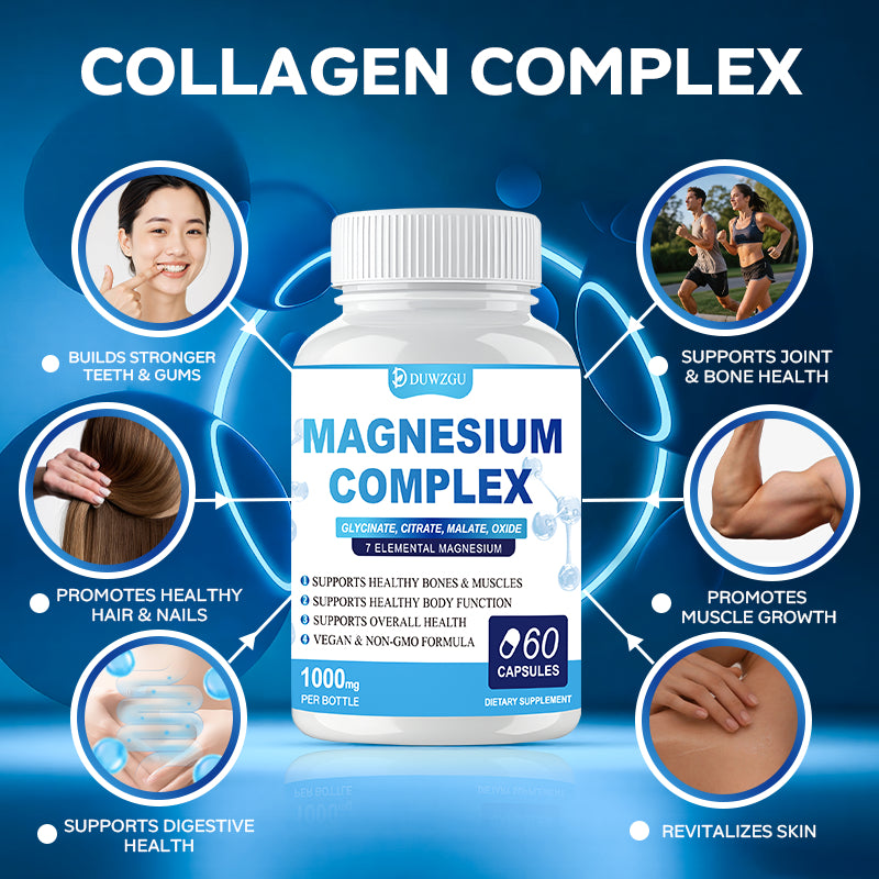 Premium Magnesium Complex Supplement Capsules