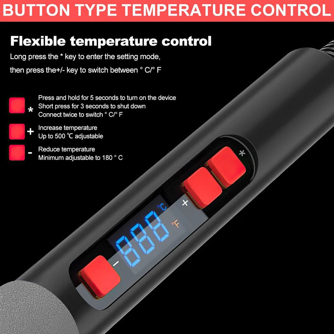90W Adjustable Soldering Iron Kit