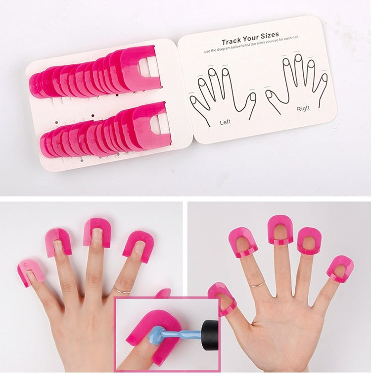 Gradient Nail Art Protective Folder for Manicure