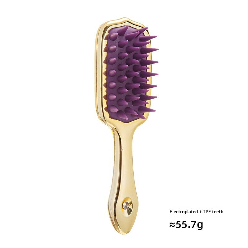 Long Handle Silicone Head Massage Comb for Relaxation