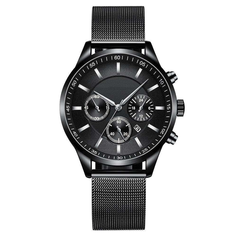 Men’s Mesh Strap Waterproof Fashion Watch