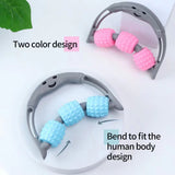 Handheld Massage Roller With Three Wheels