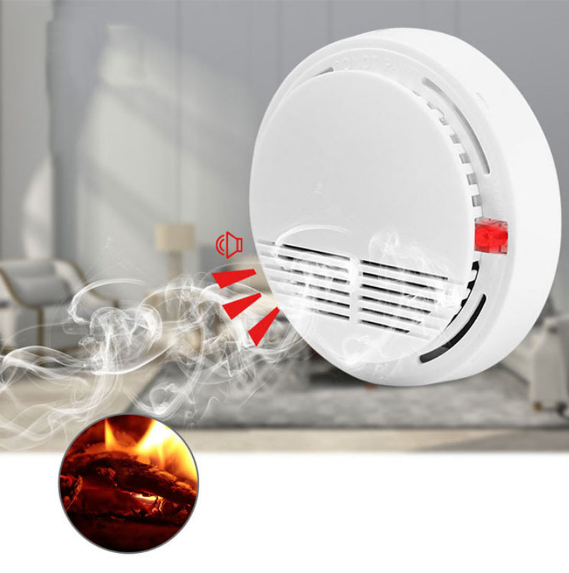Photoelectric Smoke & Fire Alarm with Battery