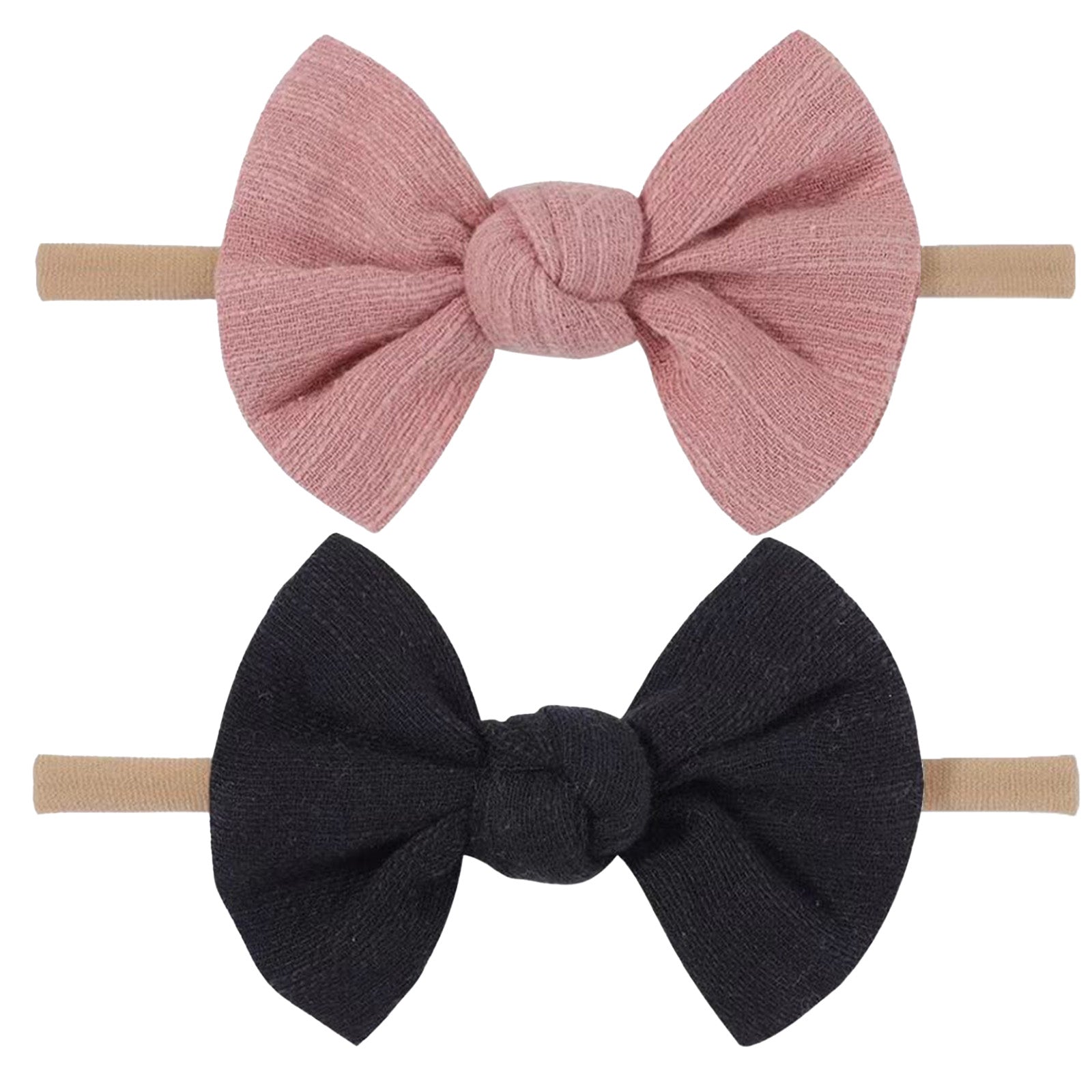 Baby Girls Nylon Bow Headband