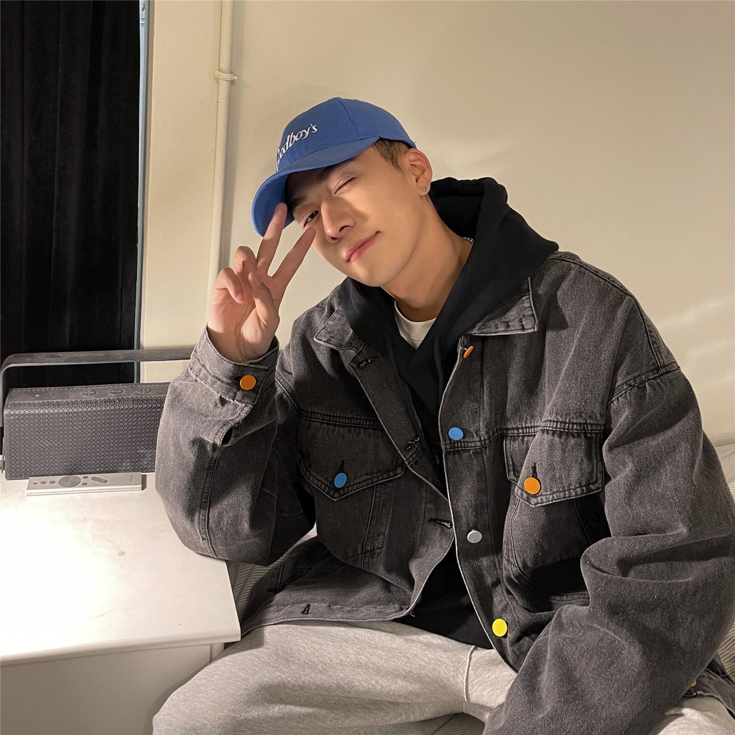 Men’s Vintage Loose Denim Jacket