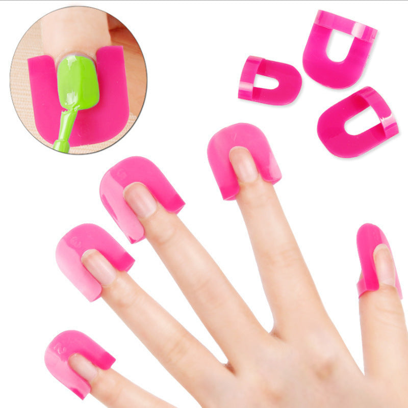 Gradient Nail Art Protective Folder for Manicure