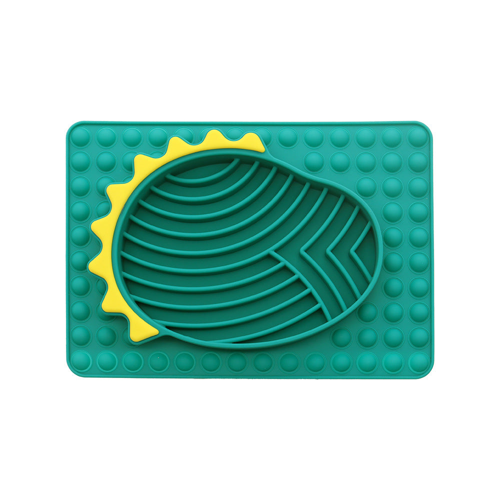 Slow Feeder Dog & Cat Bowl with Licking Mat for Healthy Eating