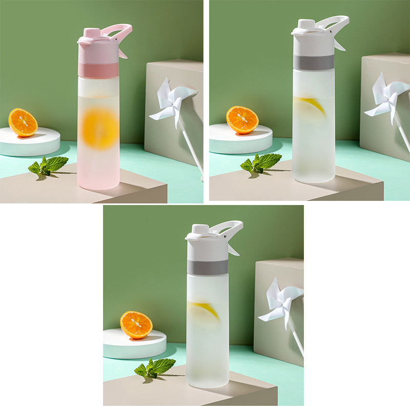 Large Capacity Spray Water Bottle for Outdoor Sports and Travel