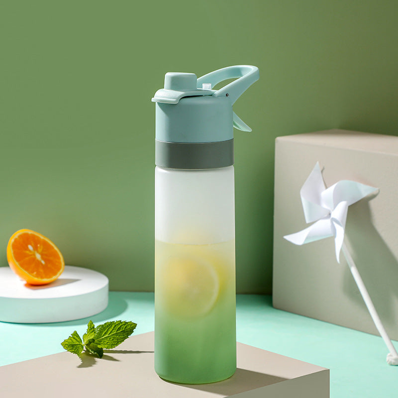 Large Capacity Spray Water Bottle for Outdoor Sports and Travel