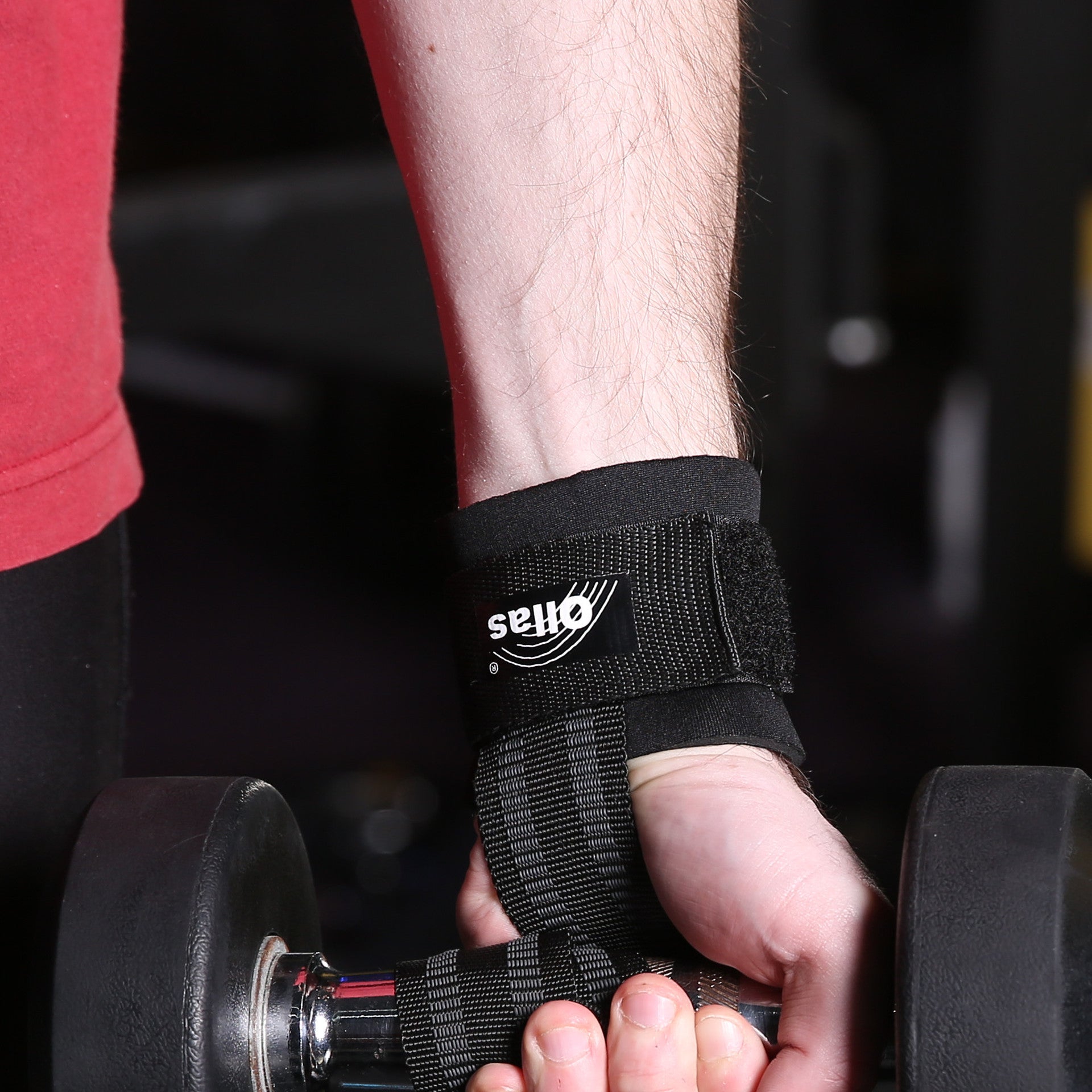 Mens Athletic Wrist Support Gym Grip