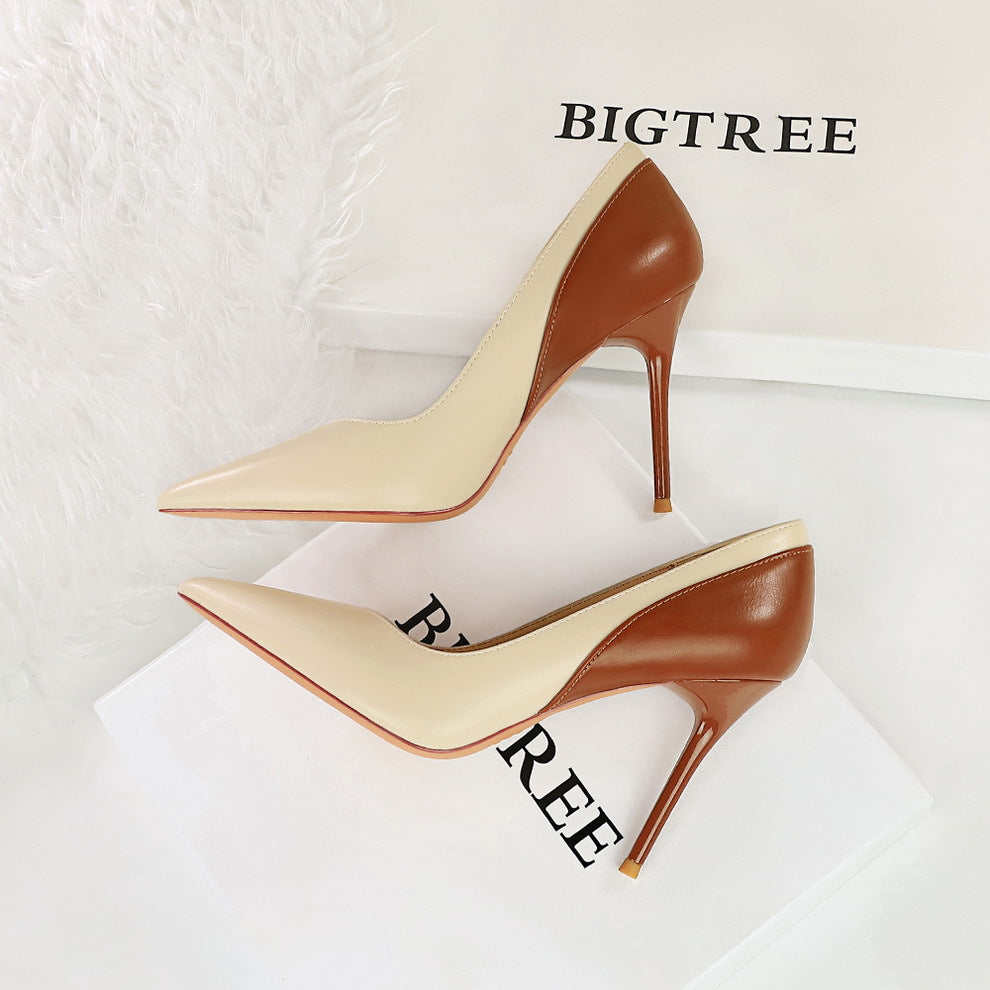 Women’s Retro Stiletto High Heel Pumps
